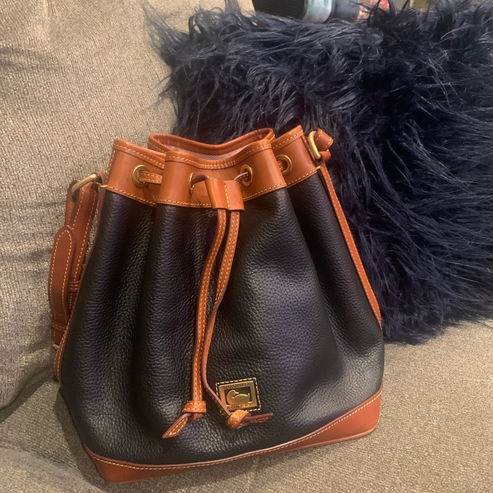 Dooney and Bourke drawstring bucket purse